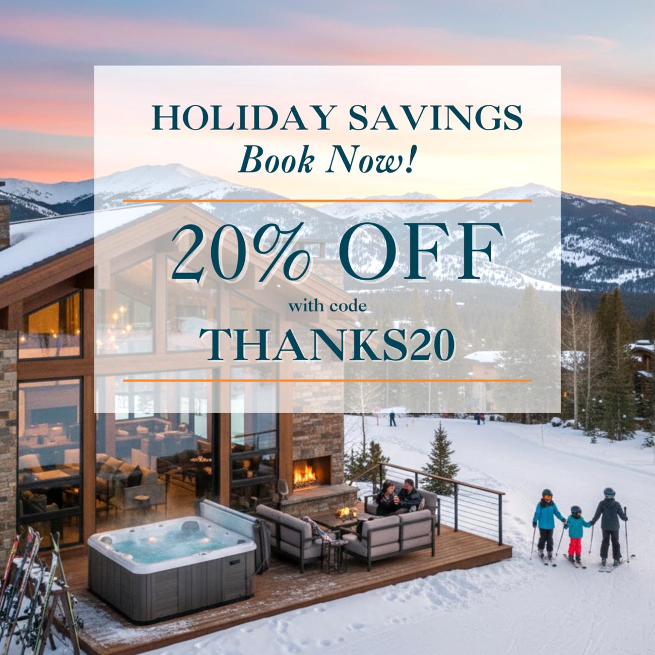 Celebrate the Season of Thanks with 20% Off Luxury Vacations