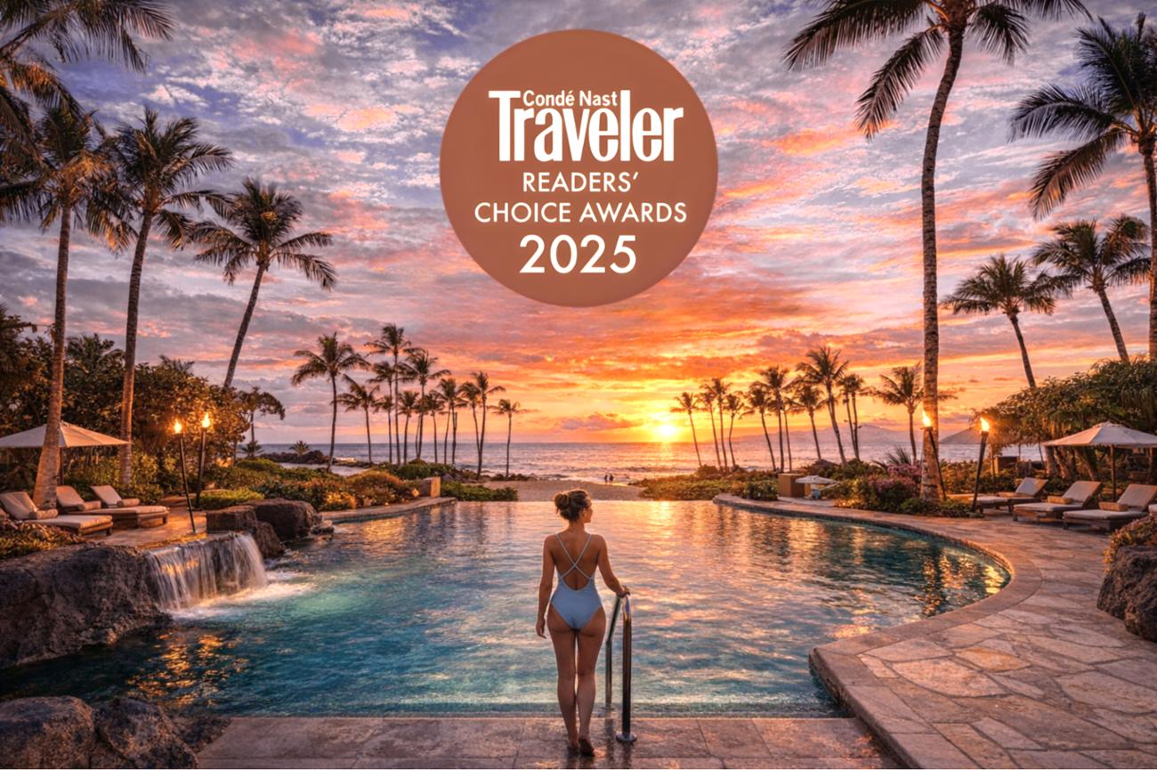 Wailea Beach Villas Wins Conde Nast Traveler Readers' Choice Award